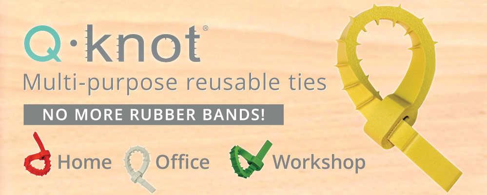 Qknot – no more rubber bands!